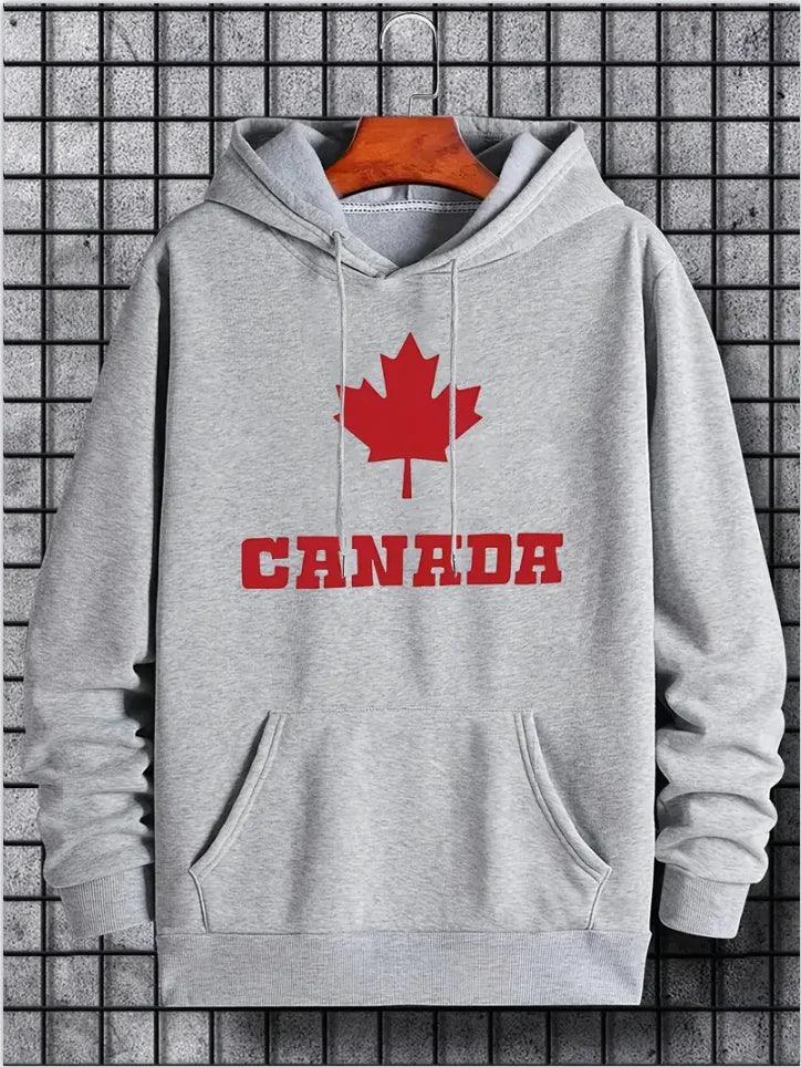 Hoodies leaf canada casual pullover casual & sporty - ARI