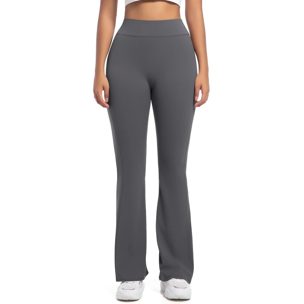 Women Flare pocket leggings high waist Breathable street style