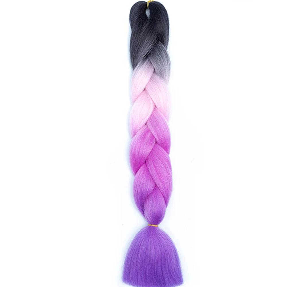 24 inch braids extensions braiding hair color hair for children braid - ARI