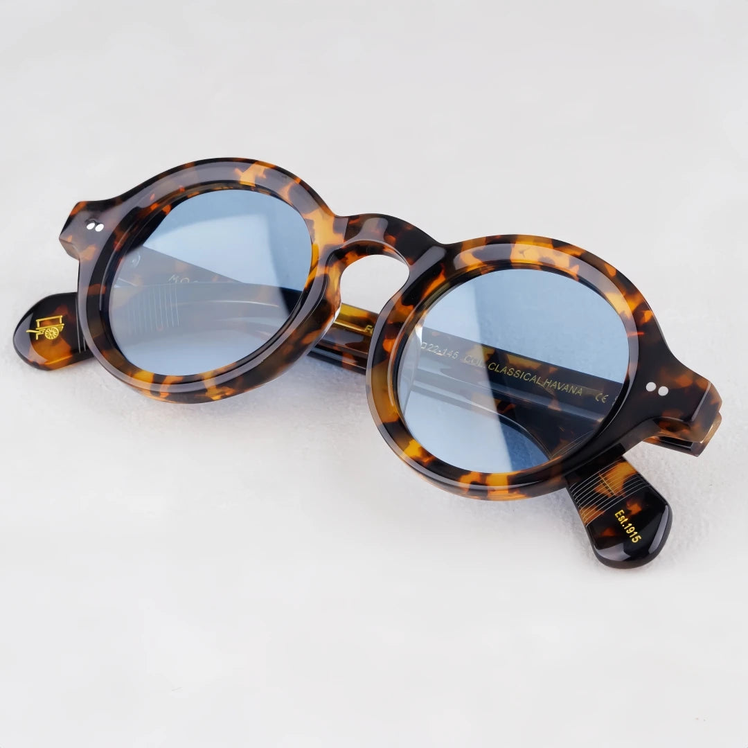 Mascot 1918 Solid thick  Round Style sunglasses