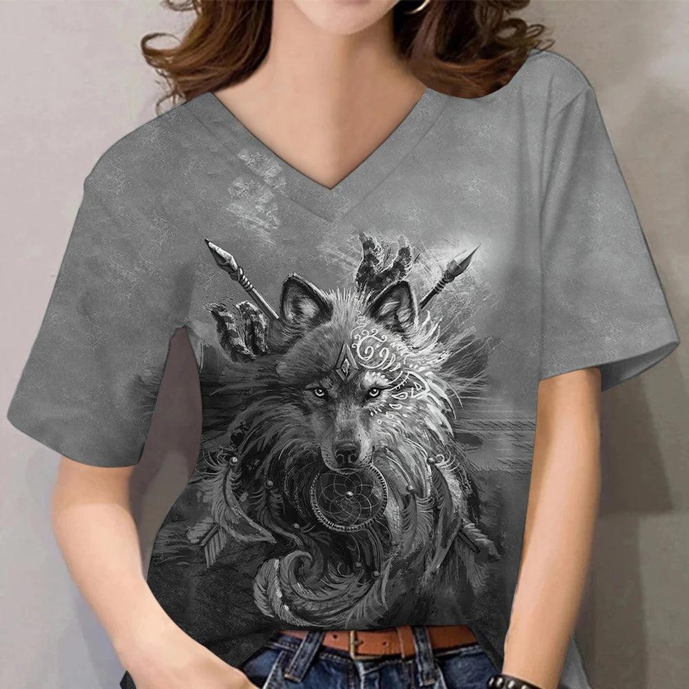 Unisex T Shirt Animal Graphic 3d Print Top Streetwear Fashion - ARI