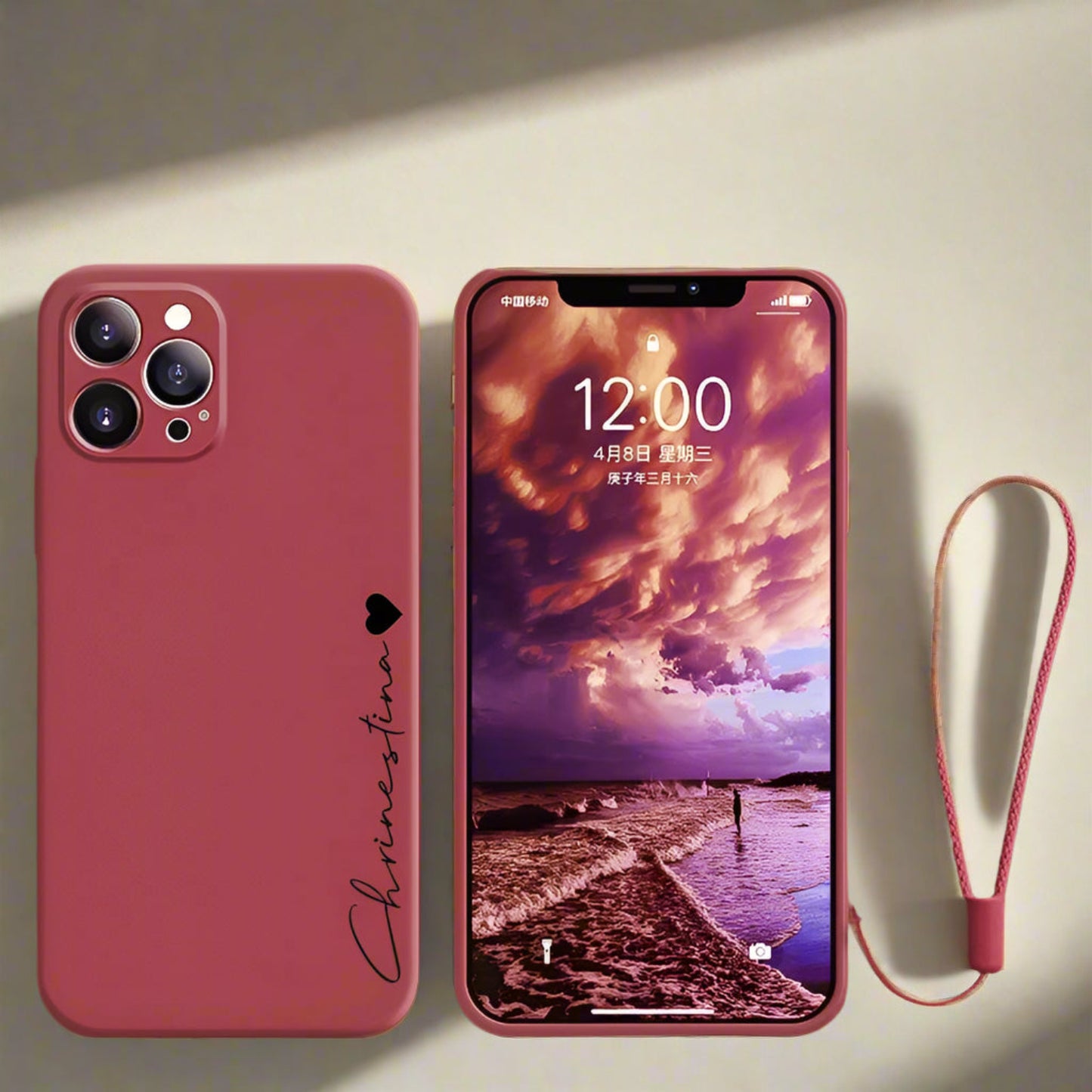 Your name case for iPhone soft liquid silicone shockproof diy cover,h