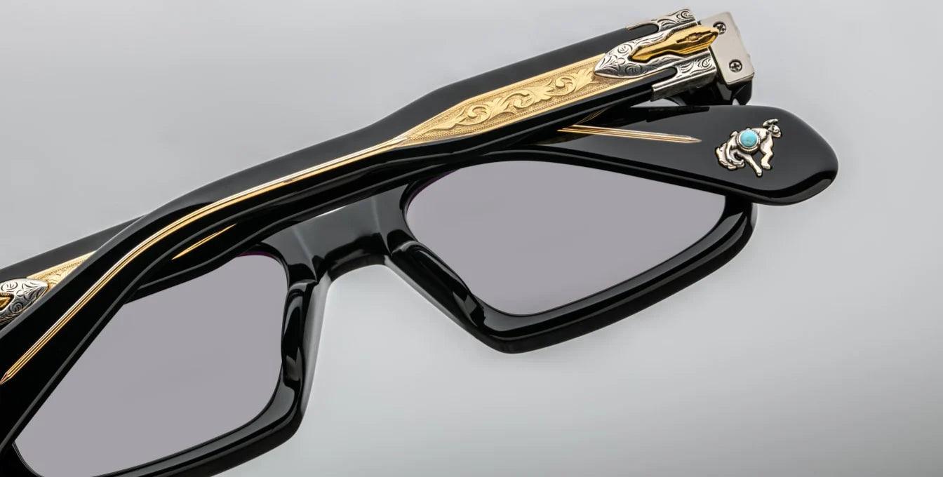 JACQUE MARIE MAGE,Belvedere Sunglasses fashion handmade Punk Acetate - ARI