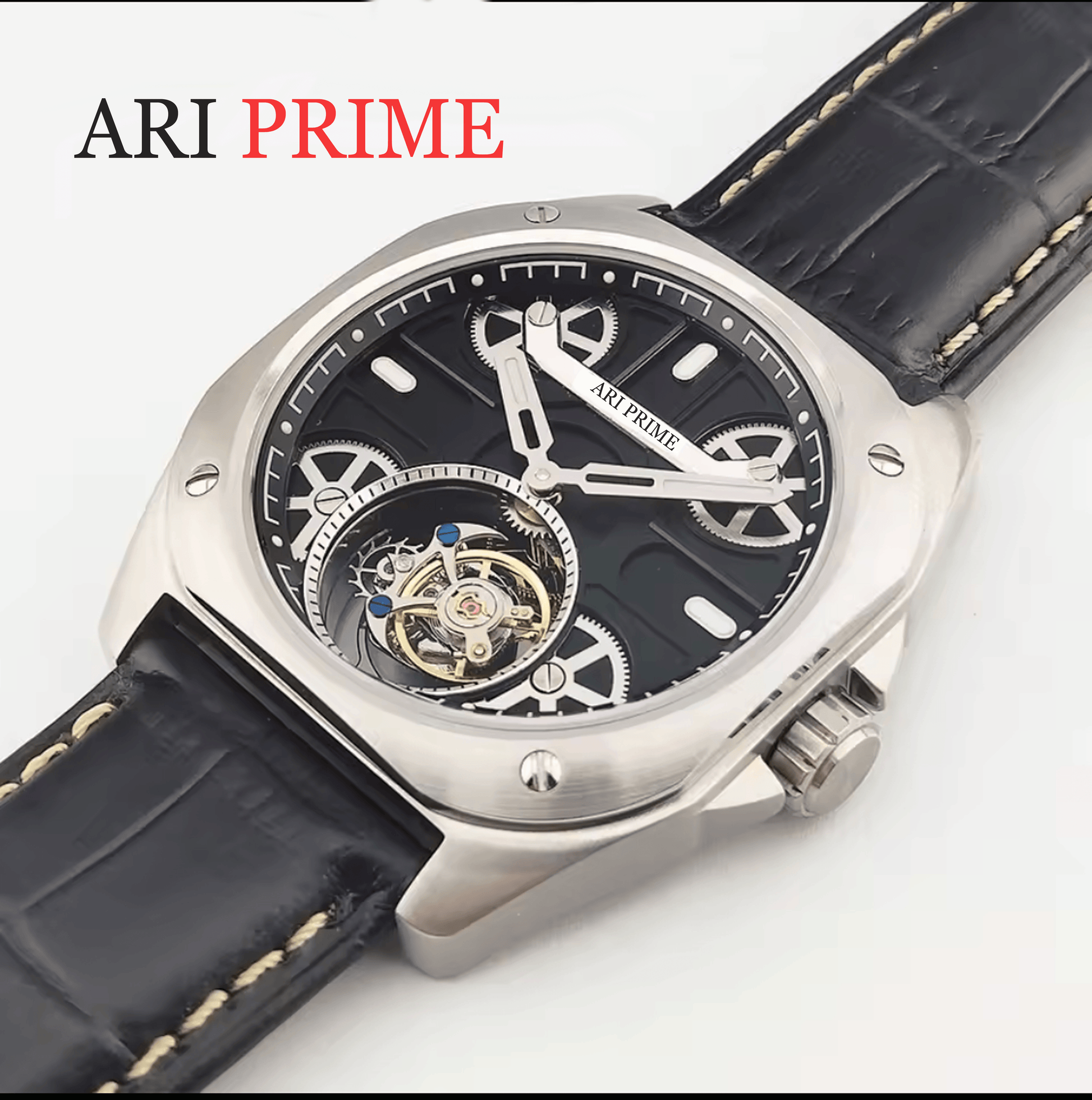 ARI PRIME Tourbillon watch mechanical movement Stainless steel - ARI