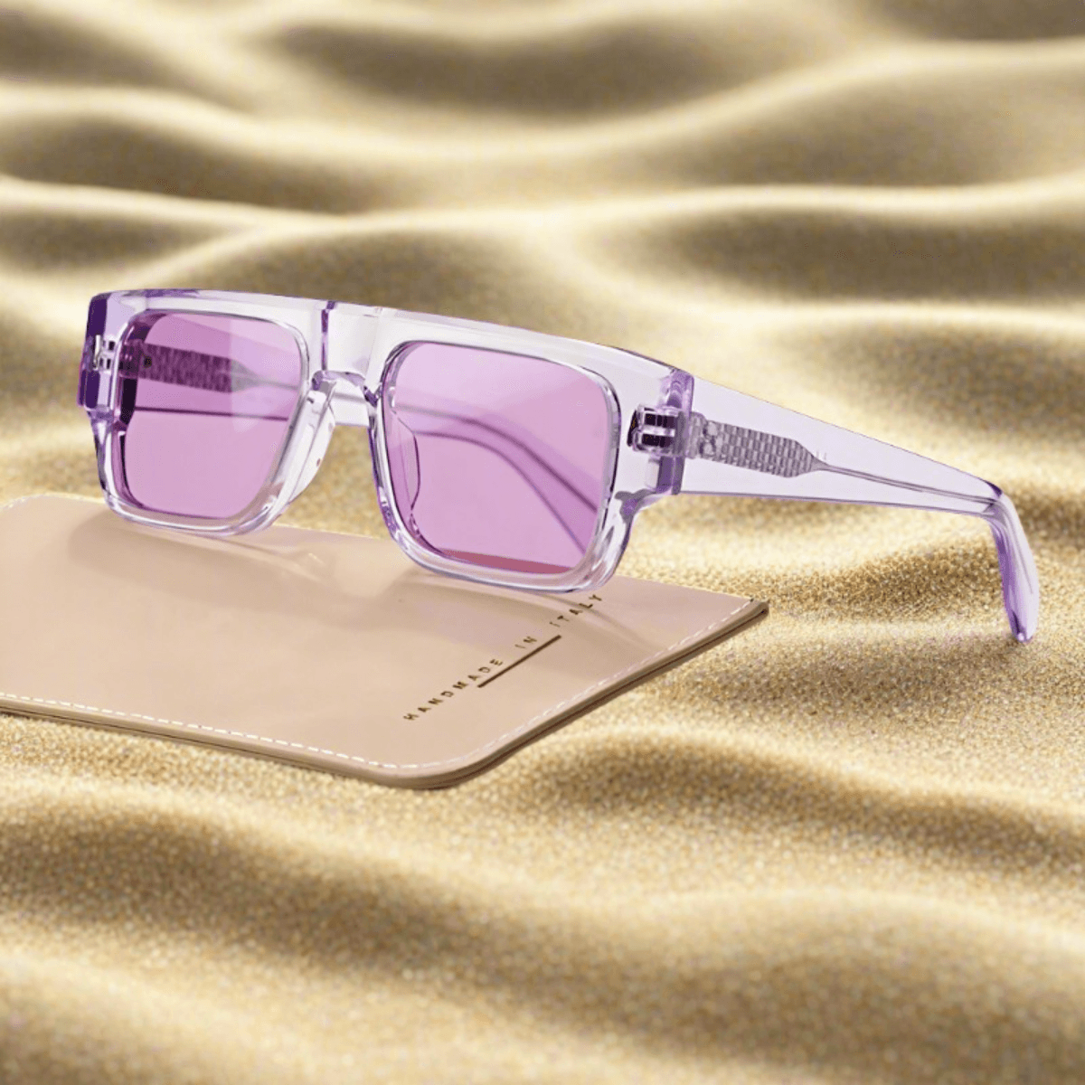 Limited JMM DEVOTO brand design square acetate - ARI