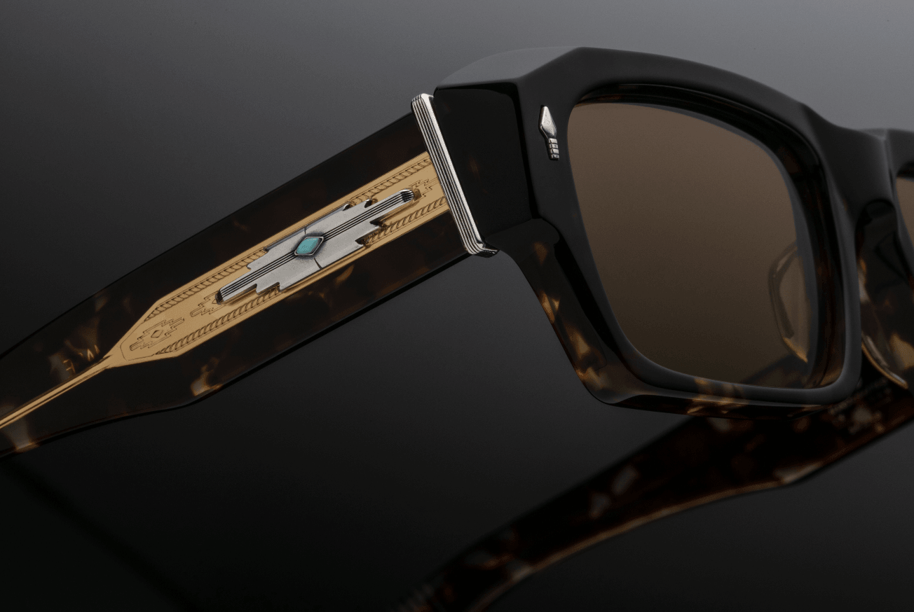 Jacque marie mage , DAKOTA ,designer square vintage fashion handmade sunglasess - ARI