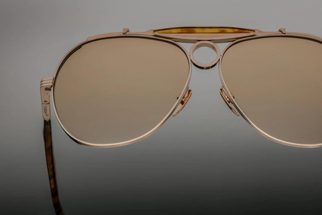 JACQUE MARIE MAGE,Aspen sunglasses handmade classic pure outdoor glasses - ARI