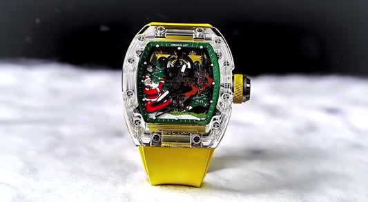 Greek mythology Cronus piece of watch in cronus Art skeleton christmas