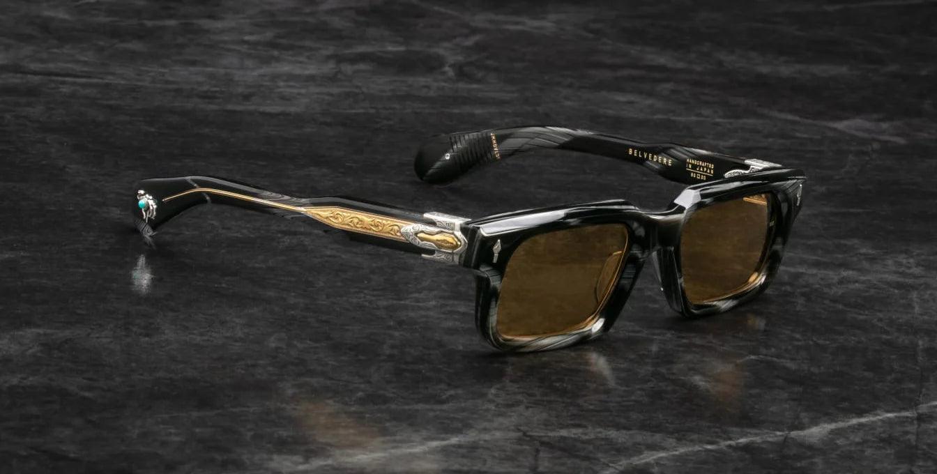 JACQUE MARIE MAGE,Belvedere Sunglasses fashion handmade Punk Acetate - ARI